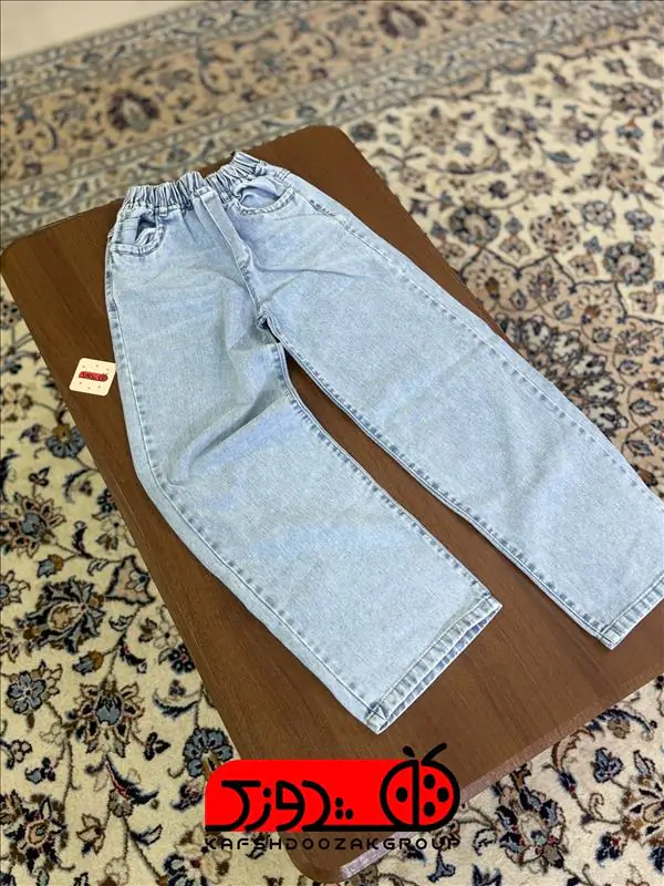 شلوار بگ جین روشن